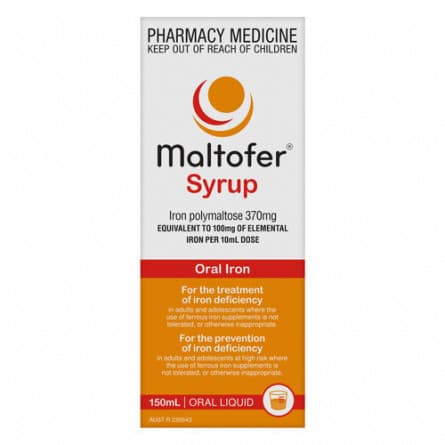 Maltofer Oral Iron Syrup 150mL - 7640114722622 are sold at Cincotta Discount Chemist. Buy online or shop in-store.