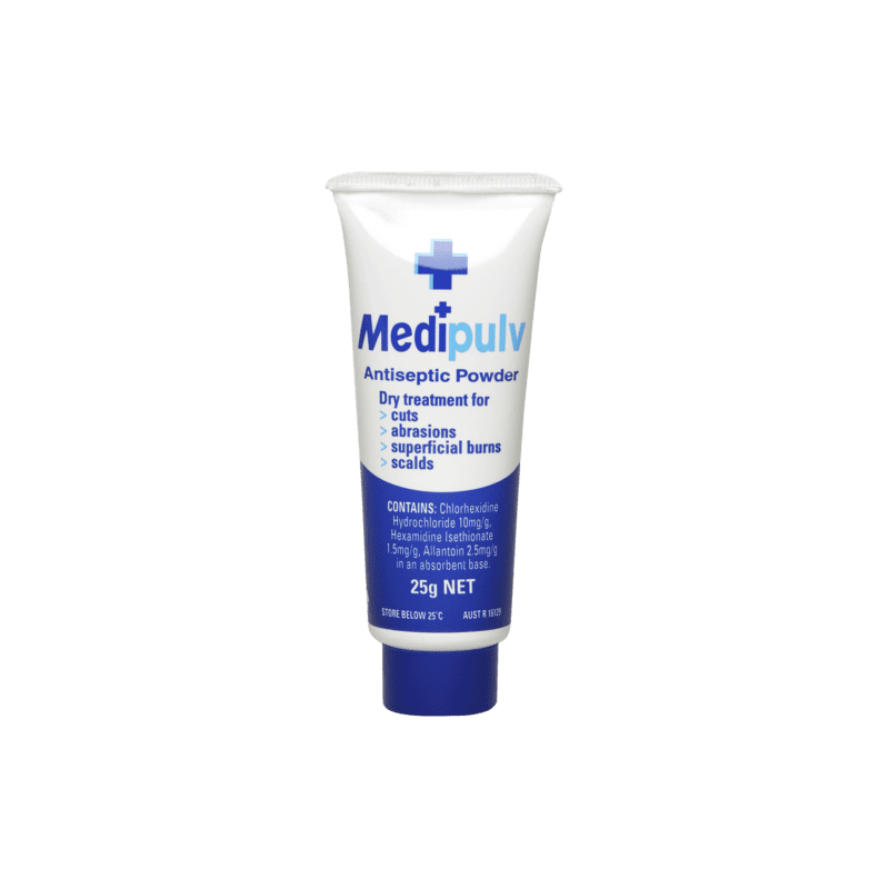 Medi Pulv Antiseptic Powder 25g - 93472418 are sold at Cincotta Discount Chemist. Buy online or shop in-store.