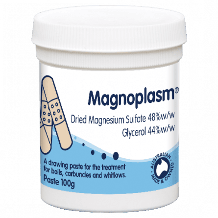 Magnoplasm Paste 100g - 9334820000034 are sold at Cincotta Discount Chemist. Buy online or shop in-store.