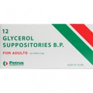 Petrus Glycerol Supp Adult 12 - 9323857000025 are sold at Cincotta Discount Chemist. Buy online or shop in-store.