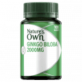 Natures Own Ginkgo Biloba 0756 Tablets 100