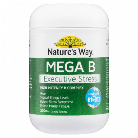 Natures Way Mega B 200 Tablets - 9314807008048 are sold at Cincotta Discount Chemist. Buy online or shop in-store.