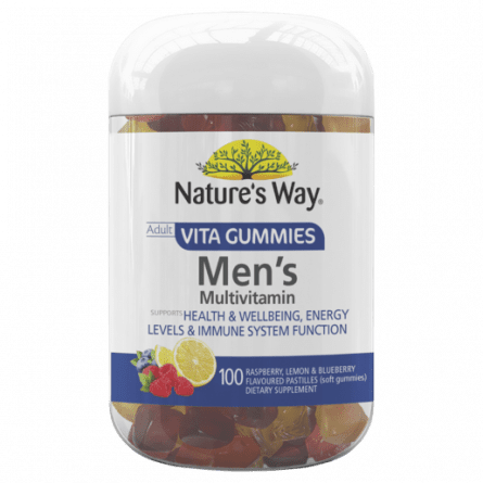 Natures Way Vita Men's Multi 100 Gummies - 9314807046392 are sold at Cincotta Discount Chemist. Buy online or shop in-store.