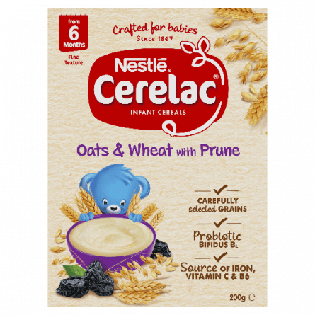 Nestle Cerelac Oats Wheat With Prunes 200g - 7613036960014 are sold at Cincotta Discount Chemist. Buy online or shop in-store.