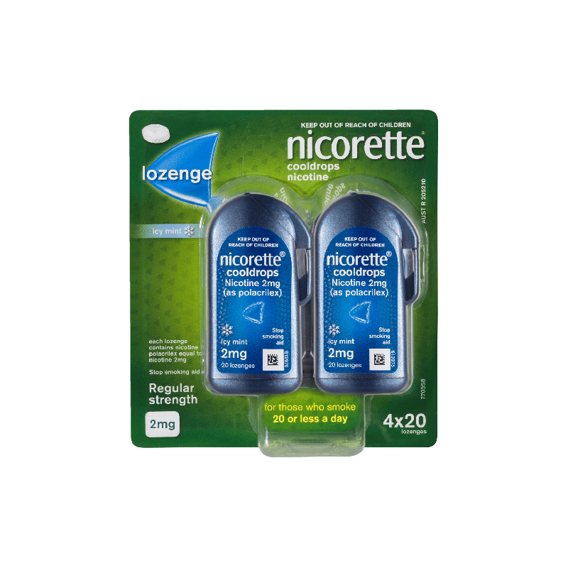 Nicorette Cool Drops 2mg 80 Lozenges - 9300607011029 are sold at Cincotta Discount Chemist. Buy online or shop in-store.