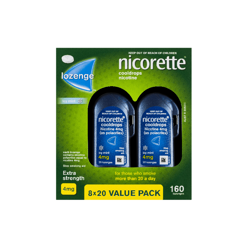 Nicorette Cool Drops 4mg 160 Pack - 9300607060034 are sold at Cincotta Discount Chemist. Buy online or shop in-store.