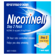 Nicotinell Patches Step 2 14 mg 7 pk - 9319912034128 are sold at Cincotta Discount Chemist. Buy online or shop in-store.