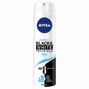 NIVEA PROMO Women's spray Invisible on Black & White Silky
