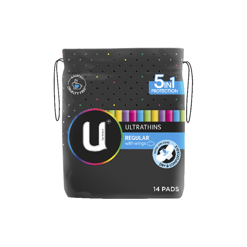 U By Kotex Pads Ultrathin Regular Wings 14 Pack Cincotta Discount Chemist